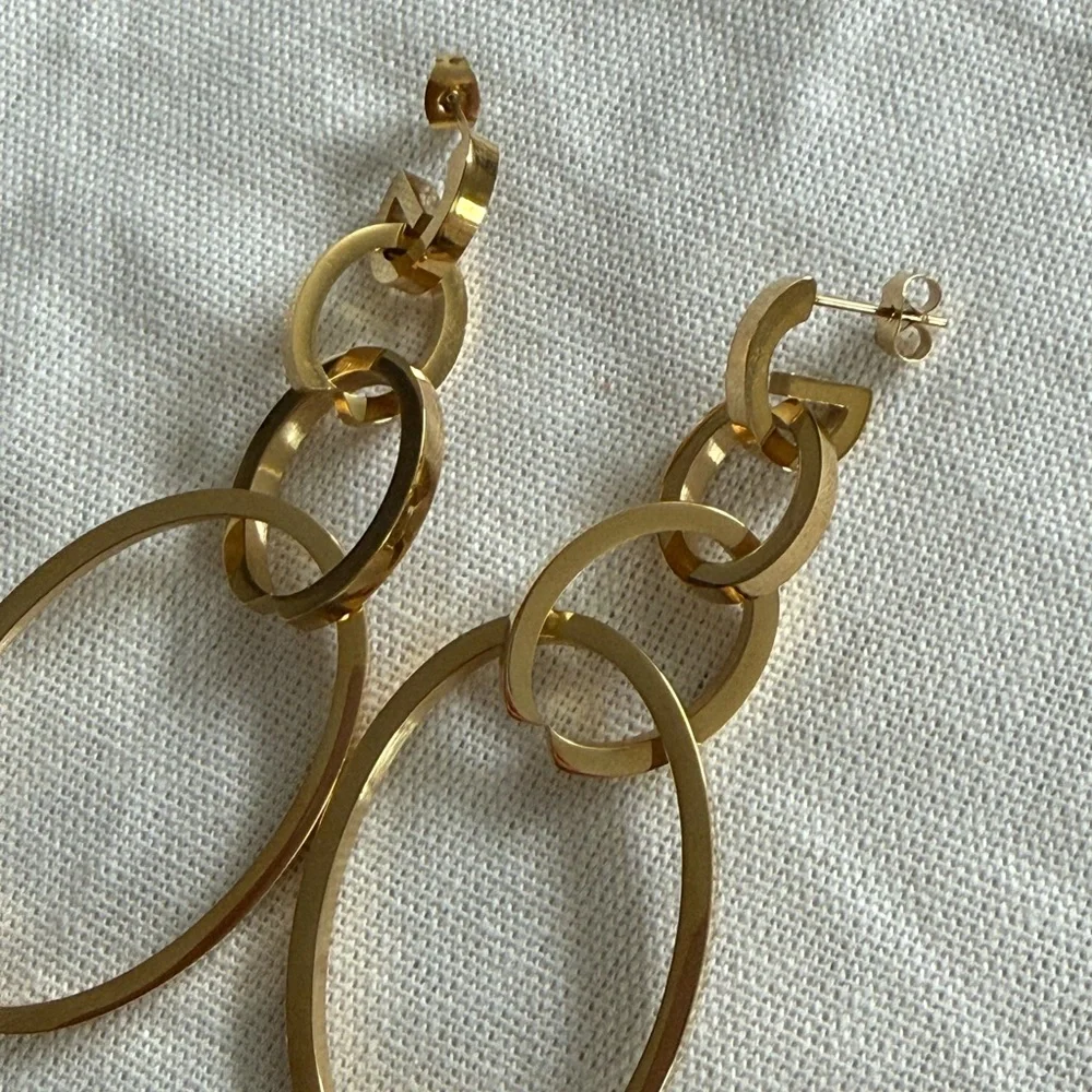 Vita Fede Gold Cassio Earrings - Picture 3 of 5